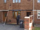 window cleaning specialist cleaning with water fed pole